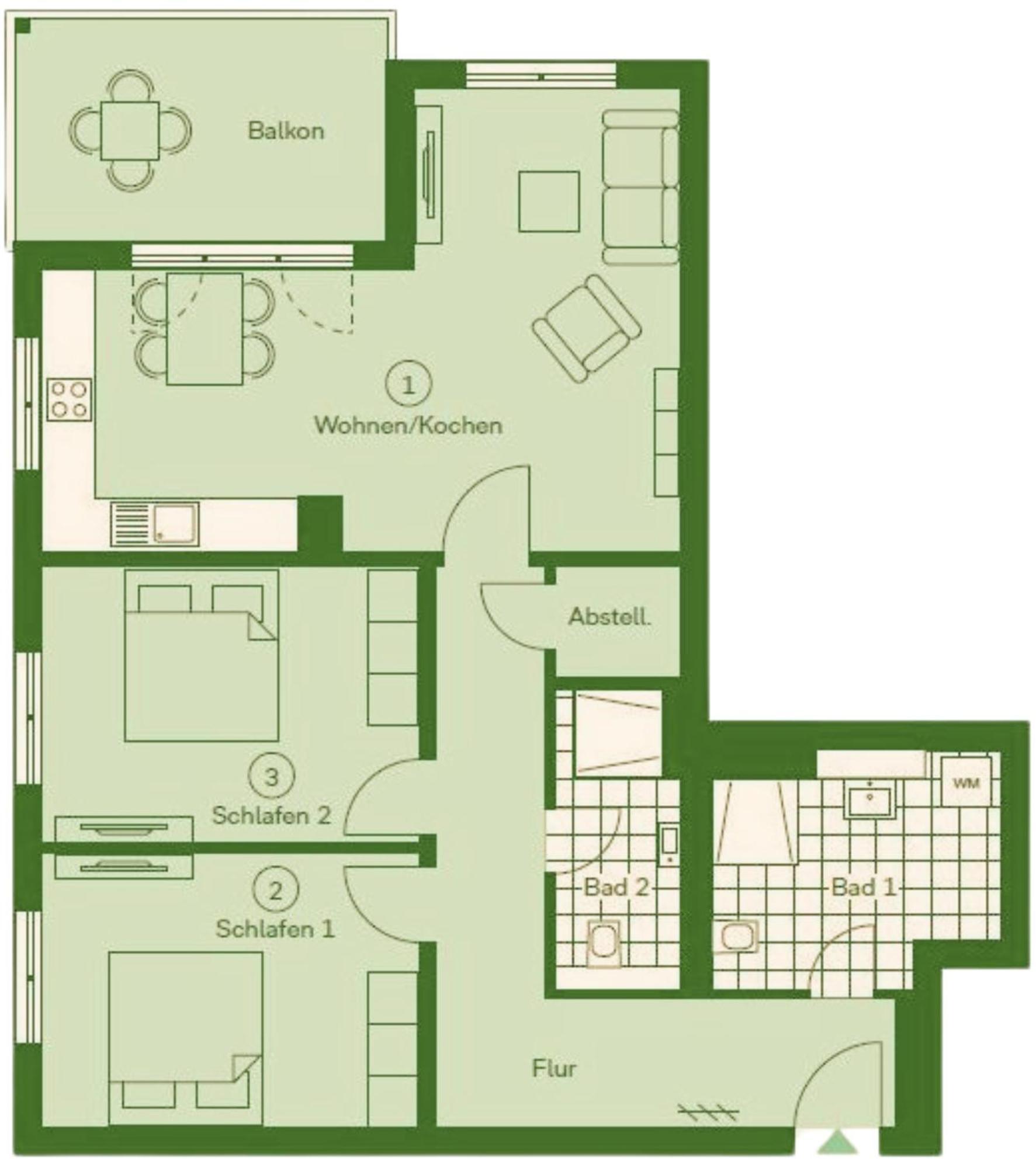 Apartment "Usedomer Luft" Garz  المظهر الخارجي الصورة